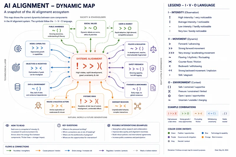 AI Alignment Dynamic Map — IVO notation
