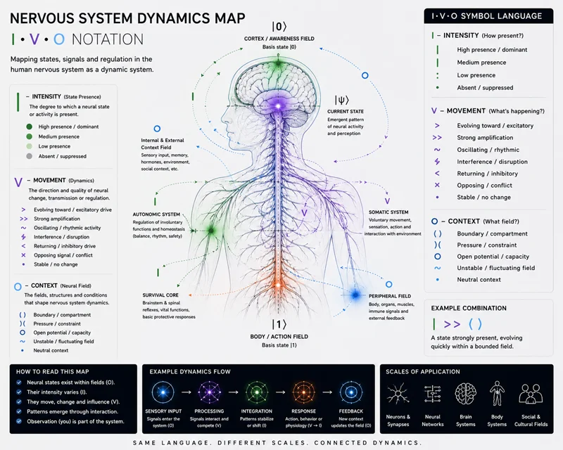 Nervous System Dynamics Map — IVO notation