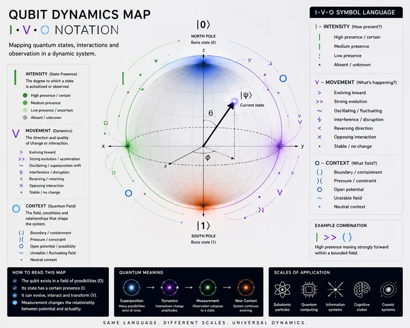 Qubit Dynamics Map — IVO notation