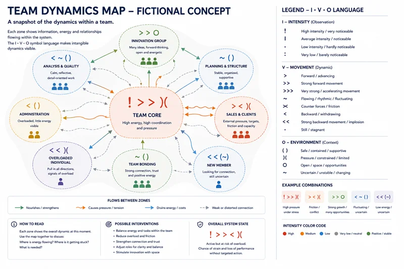 Team Dynamics Map — IVO notation